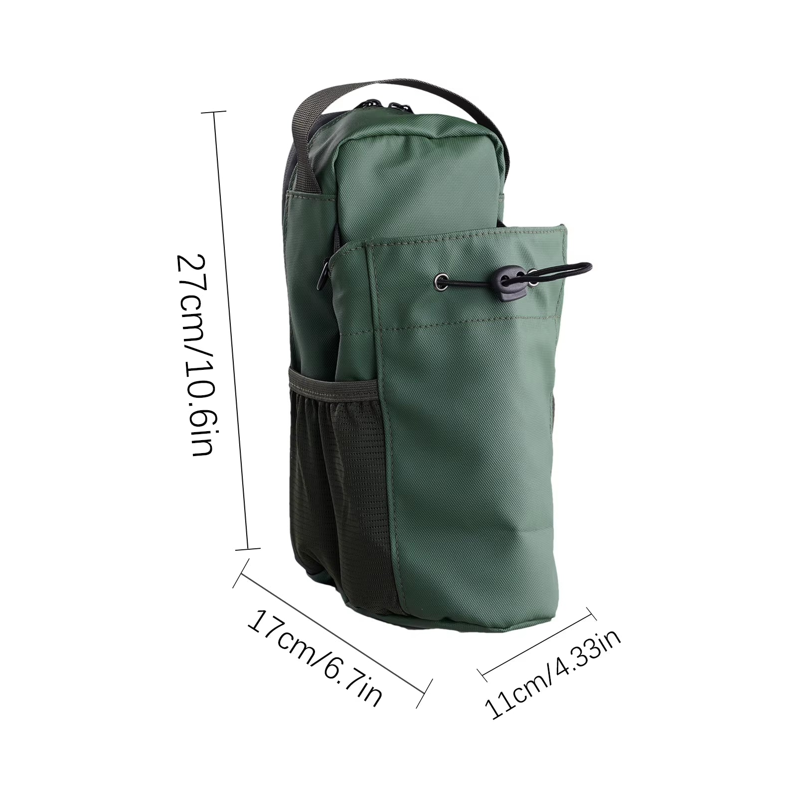 Magnetic Gym Bag Large Capacity Magnetic Carrier Bag with Phone Pocket Portable Gym Water Bottle Pouch Gym Accessories Organizer